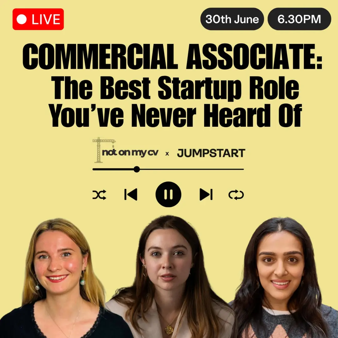 Live Recording: Commercial Associate - The Best Startup Role You've Never Heard Of