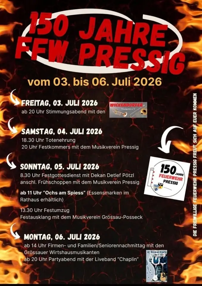 150 Jahre Feuerwehr Pressig