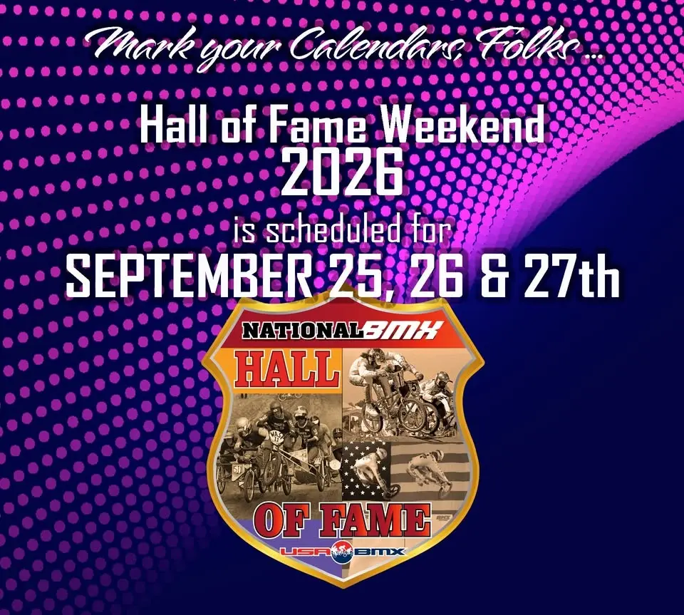 2026 BMX Hall of Fame Weekend