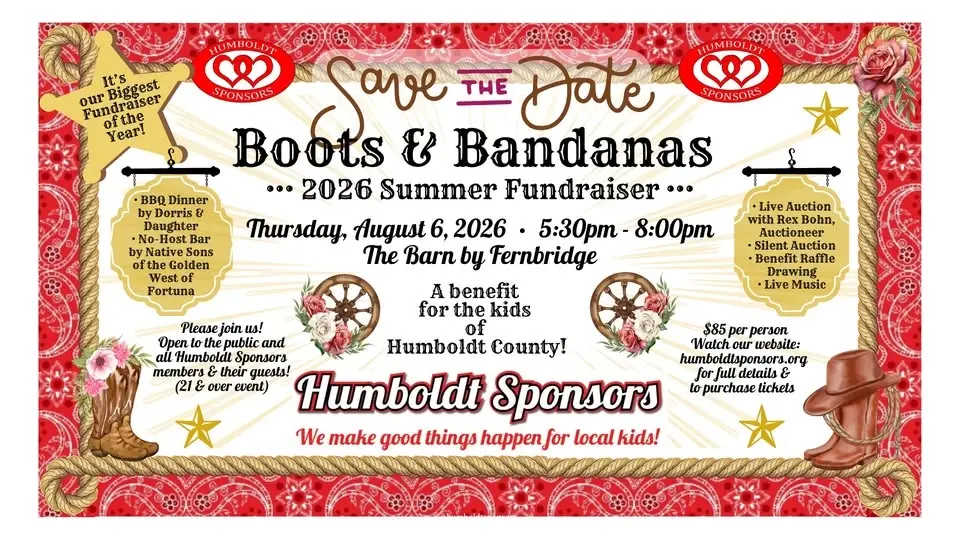 Humboldt Sponsors 2026 "Boots & Bandanas" Summer Fundraiser
