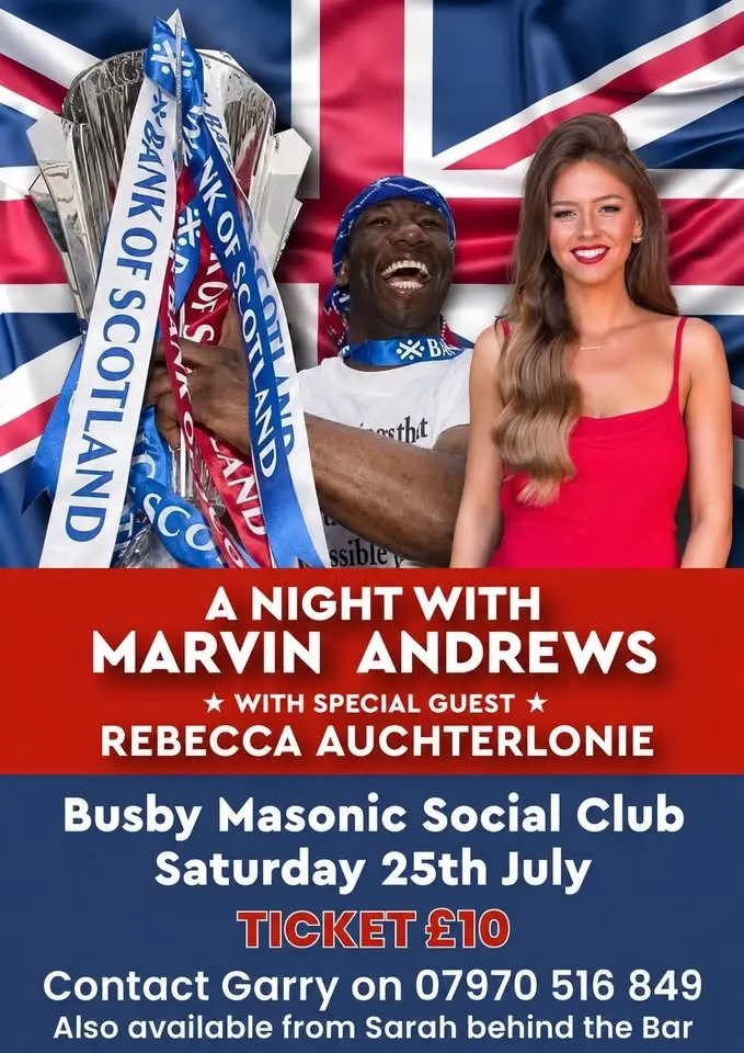 A Night With Marvin Andrews and Special Guest Rebecca Auchterlonie