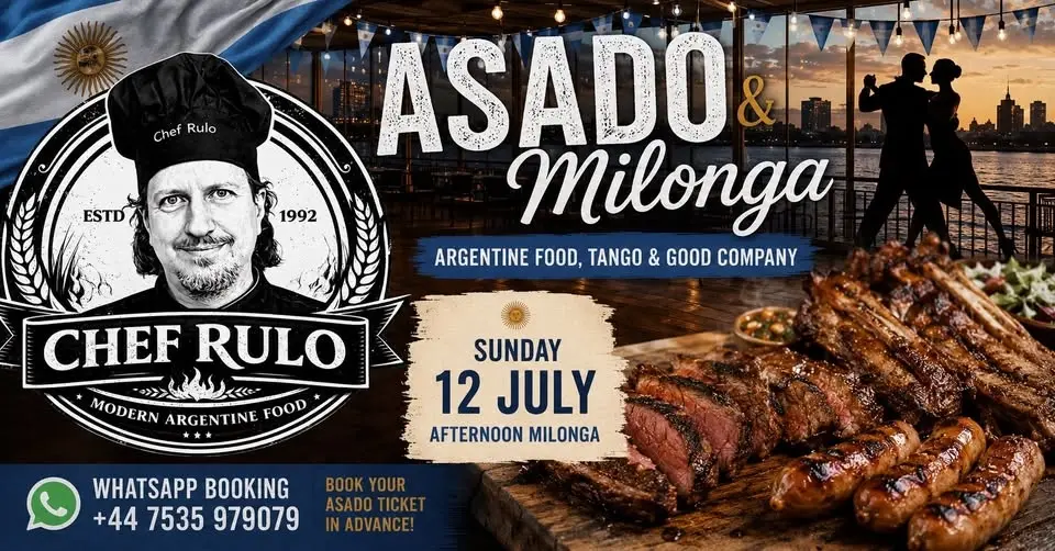 🇦🇷 Abrázame Argentine Asado & Milonga | Independence Celebration | London