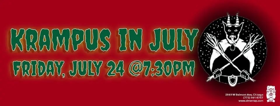 Krampus In July at DMen Tap