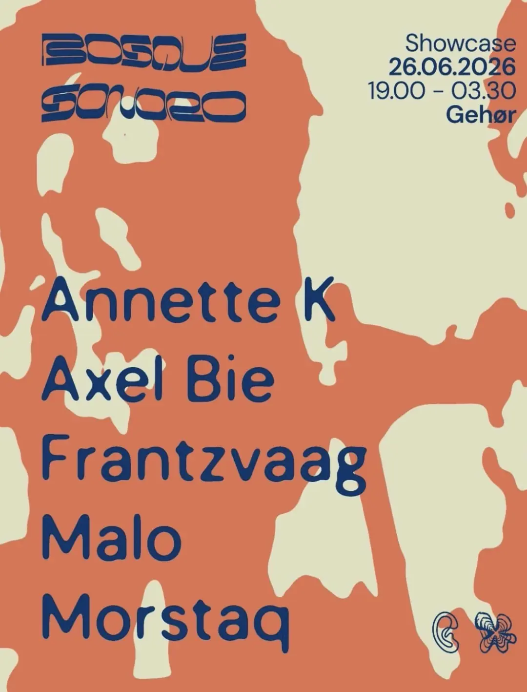 Bosque Sonoro Showcase: Annette K - Axel Bie - Frantzvaag - Malo - Morstaq