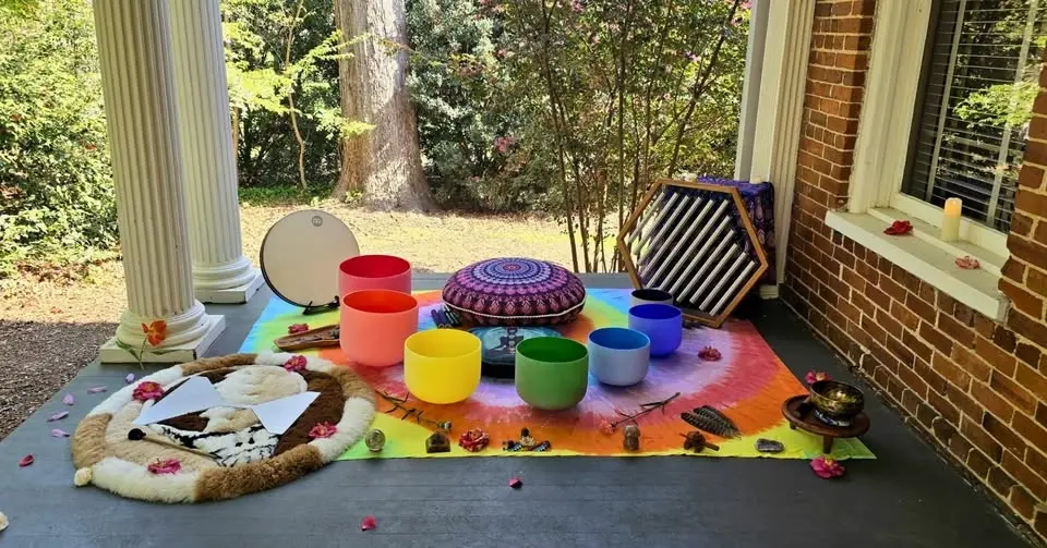New Moon Grounding Yoga + Sound Bath • Leo Moon