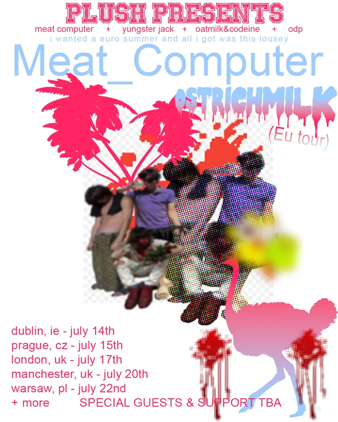 Plush & Phonecrashers present: meat computer Ostrichmilk Prague
