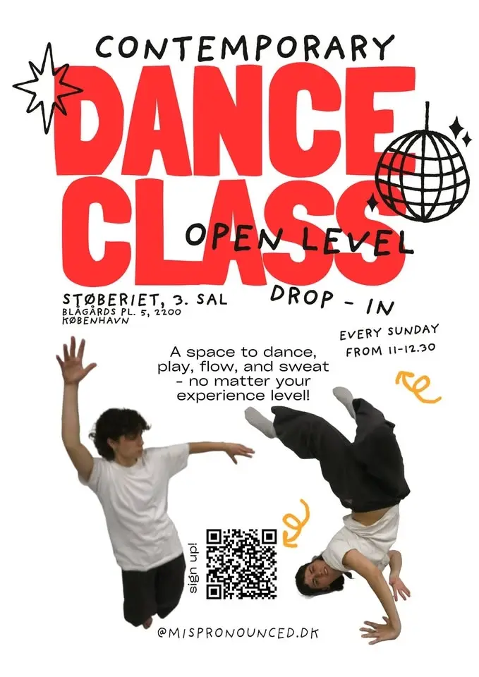 CONTEMPORARY DANCE CLASS at Støberiet