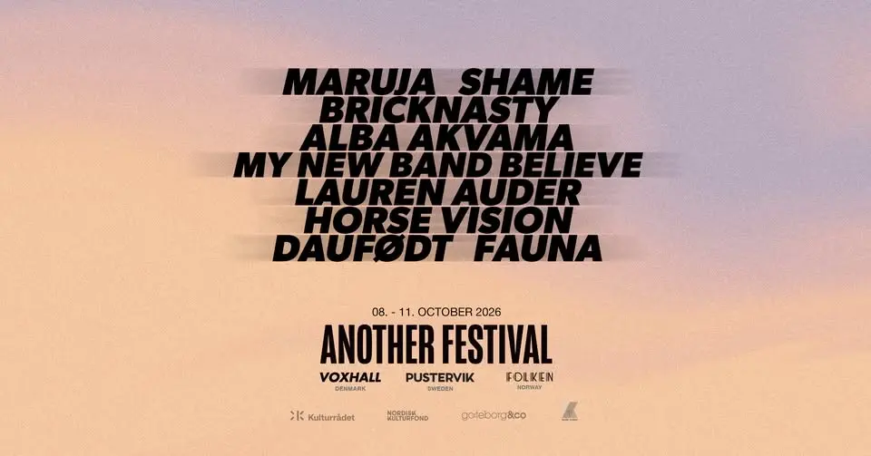 ANOTHER FESTIVAL feat. Maruja + Shame + Bricknasty + Alba Akvama + My New Band Believe and more....