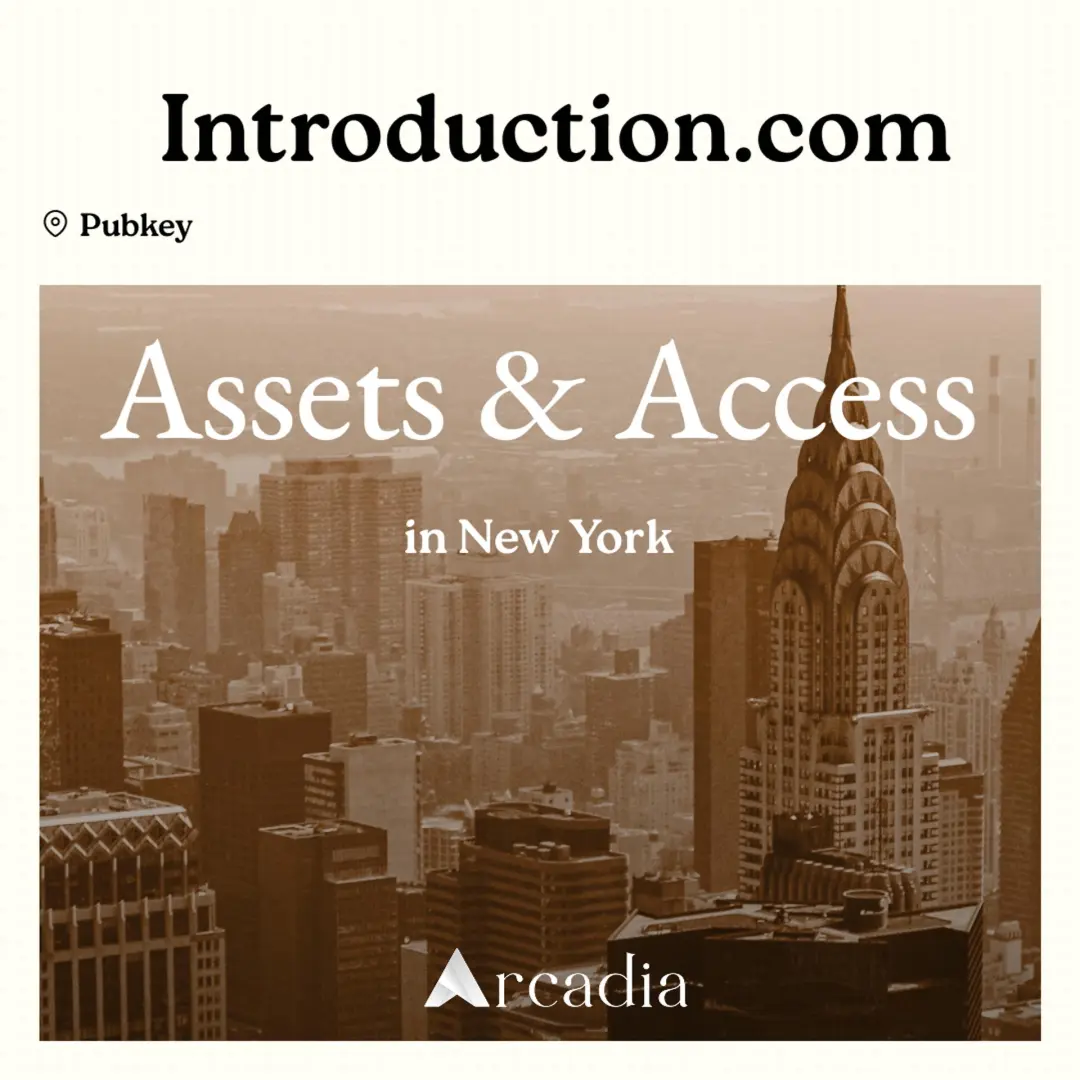 Assets & Access NYC: ETHConf