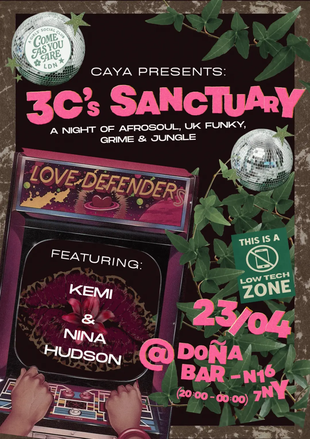 3C's Sanctuary: A Night of Afrosoul, UK Funky, Grime & Jungle