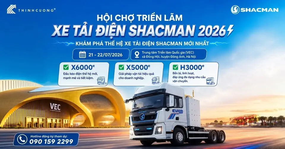 HỘI CHỢ TRIỂN LÃM XE TẢI ĐIỆN SHACMAN 2026