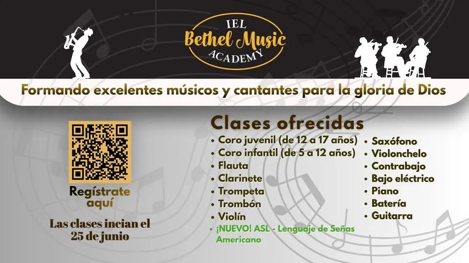 IEL Bethel Music Academy Fall 2026