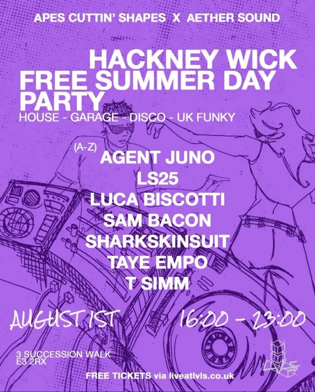 Apes Cuttin Shapes X Aether Sound Summer Day Party