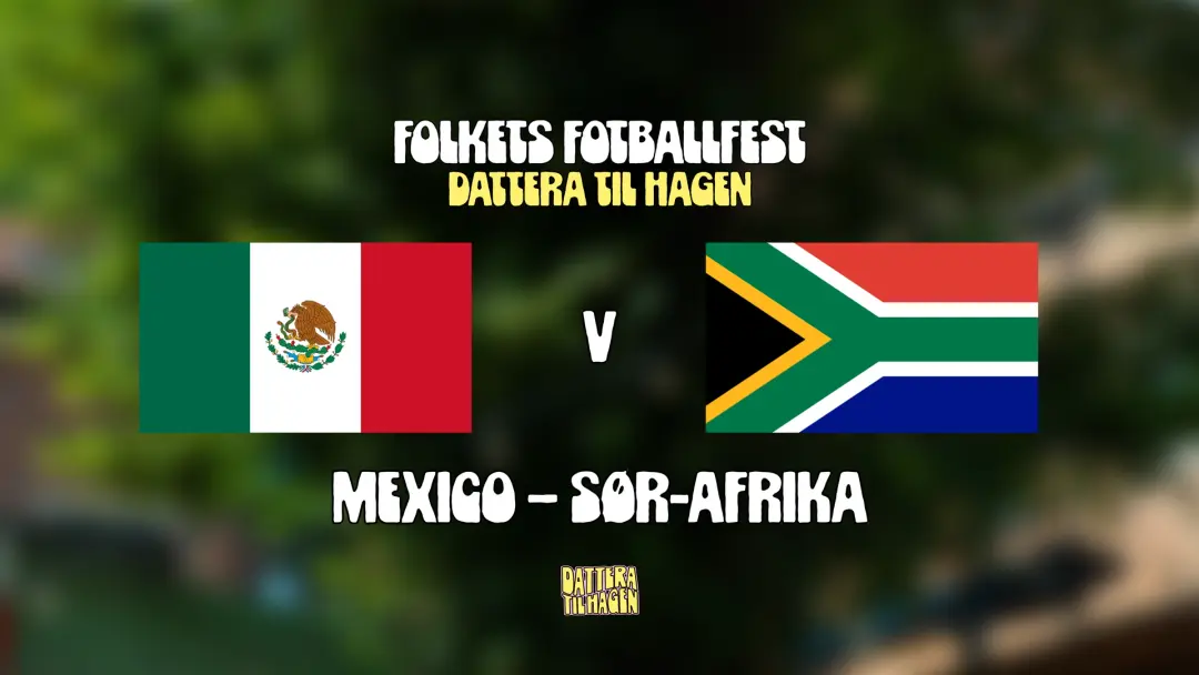 VM Åpningskamp: Mexico – Sør-Afrika 🇲🇽🇿🇦⚽️