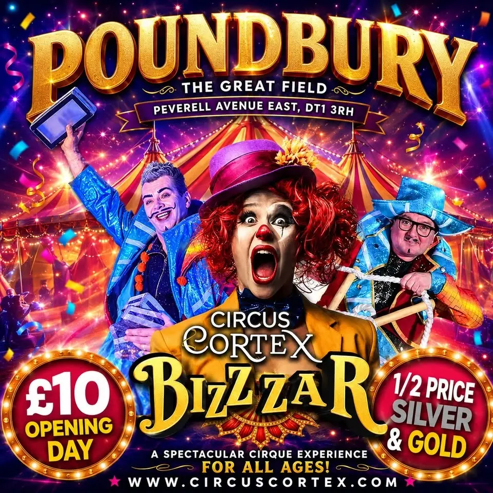 Circus Cortex at Poundbury, Dorset/Dorchester 13-17 August 2026
