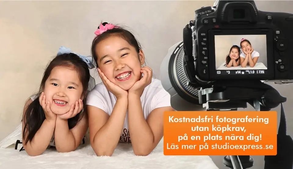 Kostnadsfri barn- och familjefotografering- ICA Maxi Lindhagen