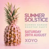 Summer Garage Rooftop Rave - Saturday 29th August - Birmingham