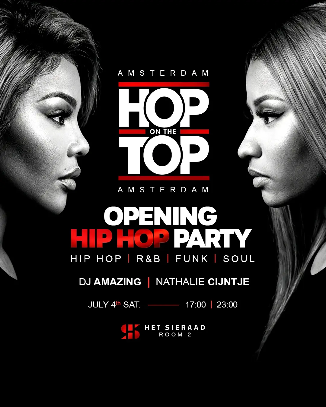  Hop on The Top AMSTERDAM pres:  Hip Hop / R&B / Funk / Soul