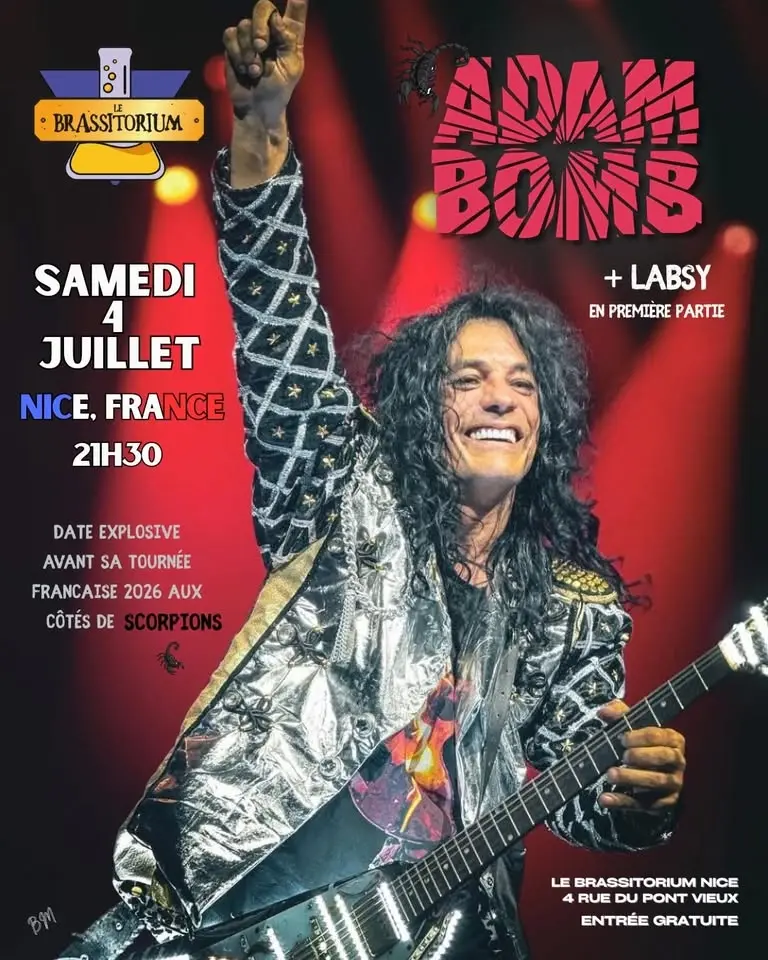 LE BRASSITORIUM NICE // ADAM BOMB (+ Labsy)