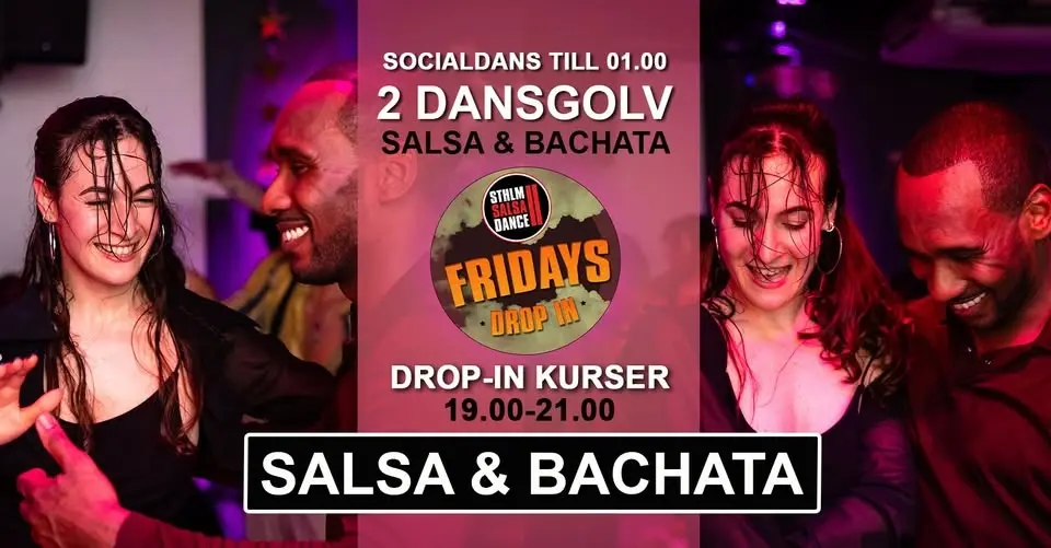 Salsa & Bachata drop-in 3 juli på Stockholm Salsa Dance!