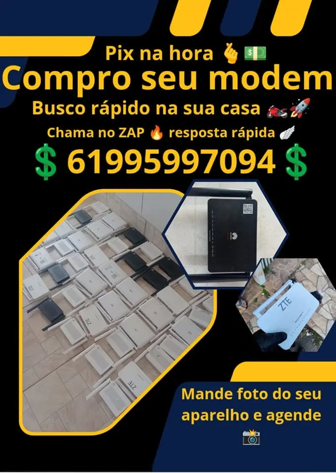 Compro seu modem 