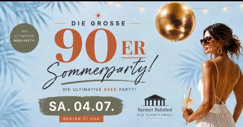Die 90er Sommerparty