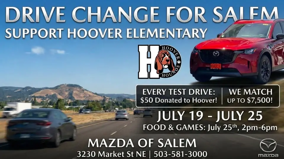 Drive Change for Salem! Test Drive Fundraiser for Hoover Elementary!