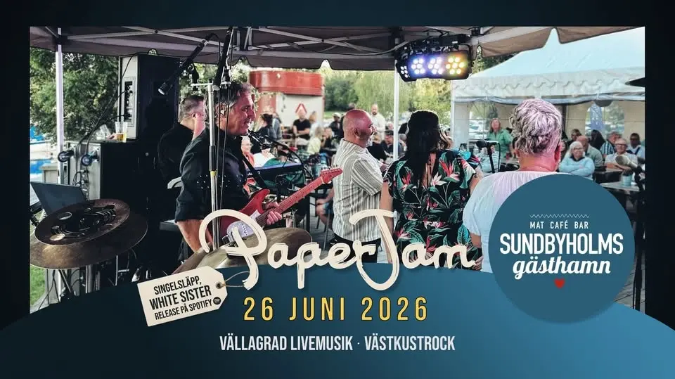 PaperJam spelar på bryggan!