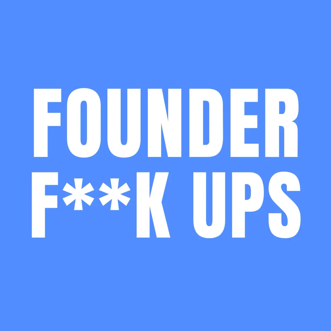 Founder F**K ups - Comes back to Singapore