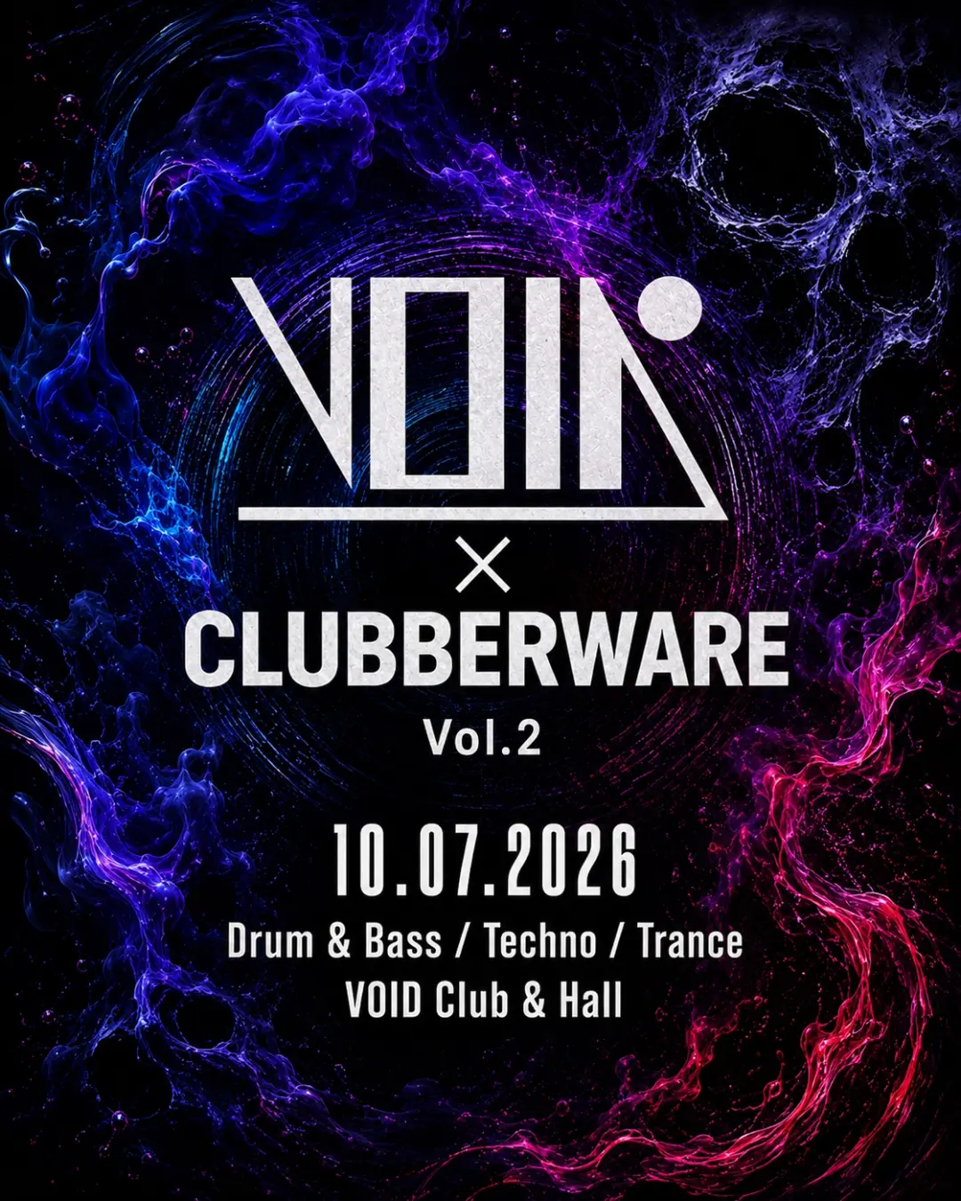VOID x Clubberware Vol.2 with Sebastian Strootmann, Ebi Cake, Tommy Gøre, Fredsn, Enjean, Upzet