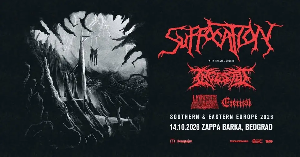 Suffocation, Ingested, Undeath i Eternal u Beogradu!