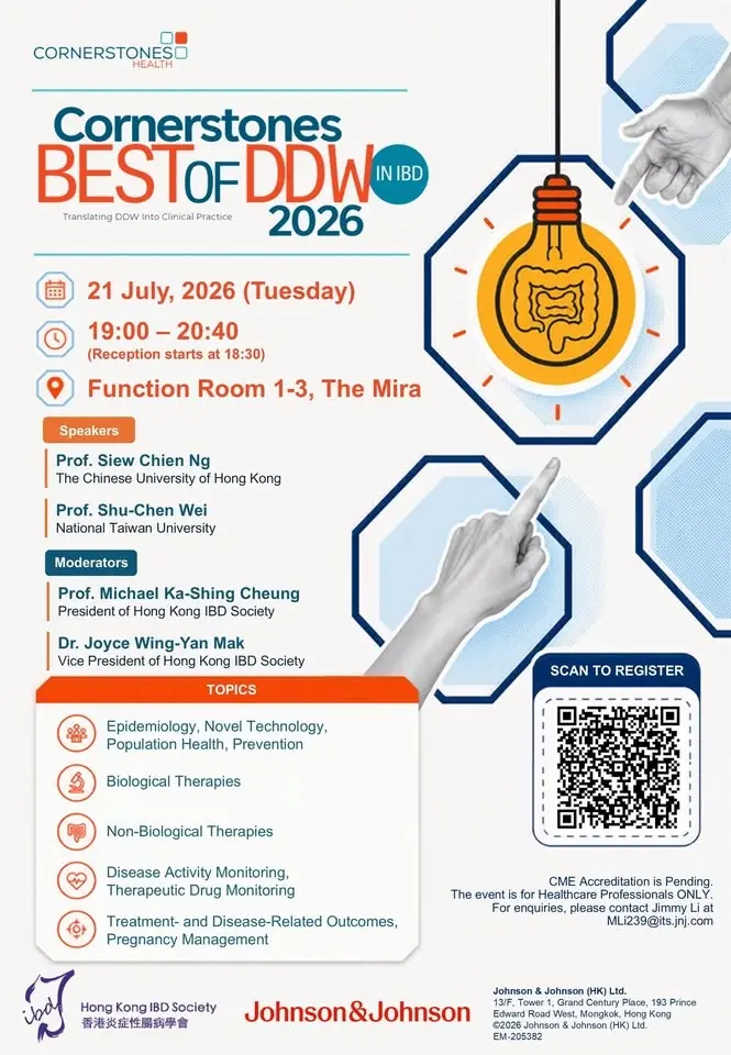 Cornerstones Best of DDW 2026 in IBD: Translating DDW Into Clinical Practice