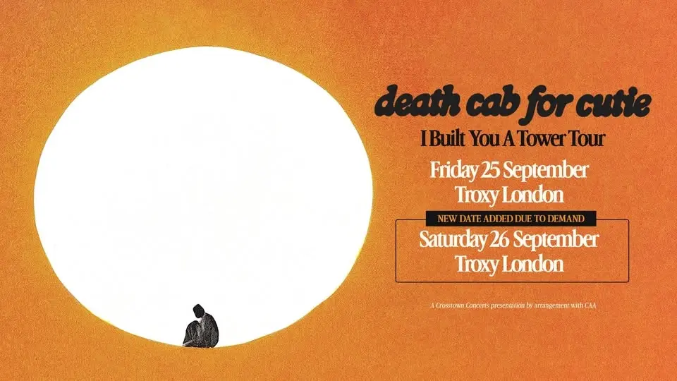 Death Cab For Cutie play 2 nights at Troxy, London