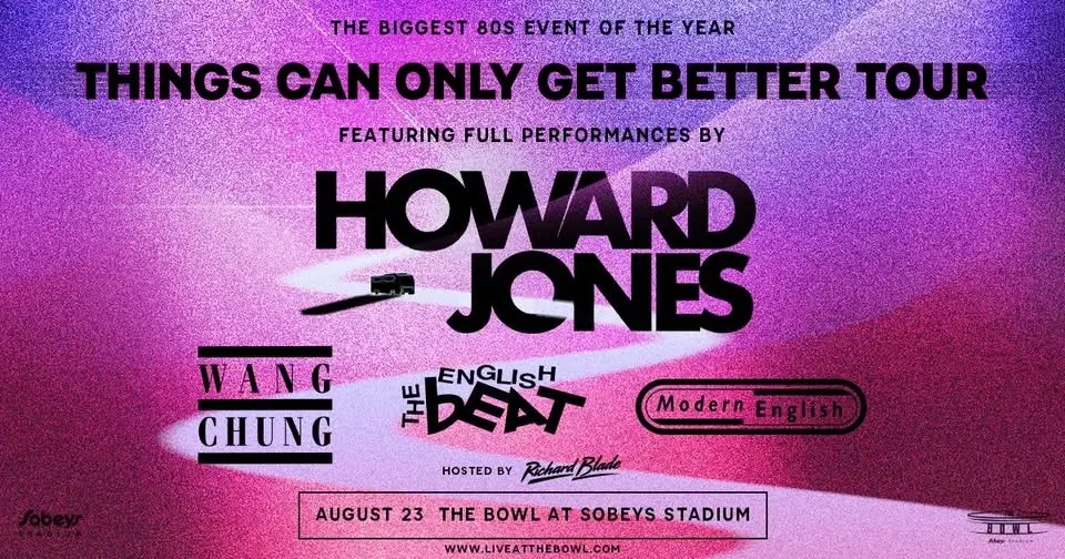 Howard Jones: Things Can Only Get Better Tour Live At The Bowl
