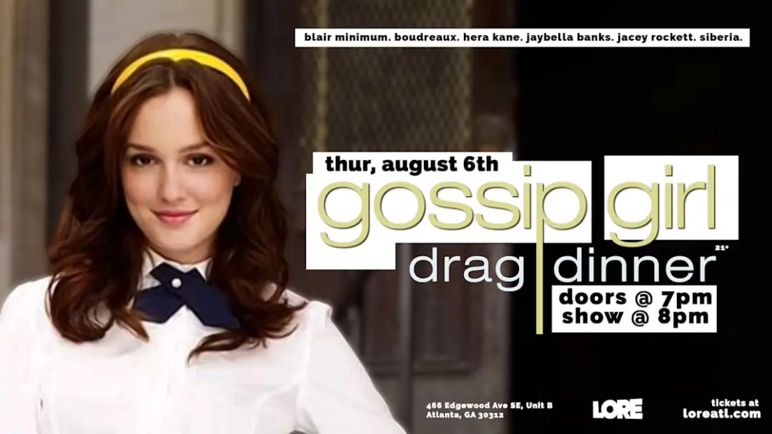 Gossip Girl Drag Dinner