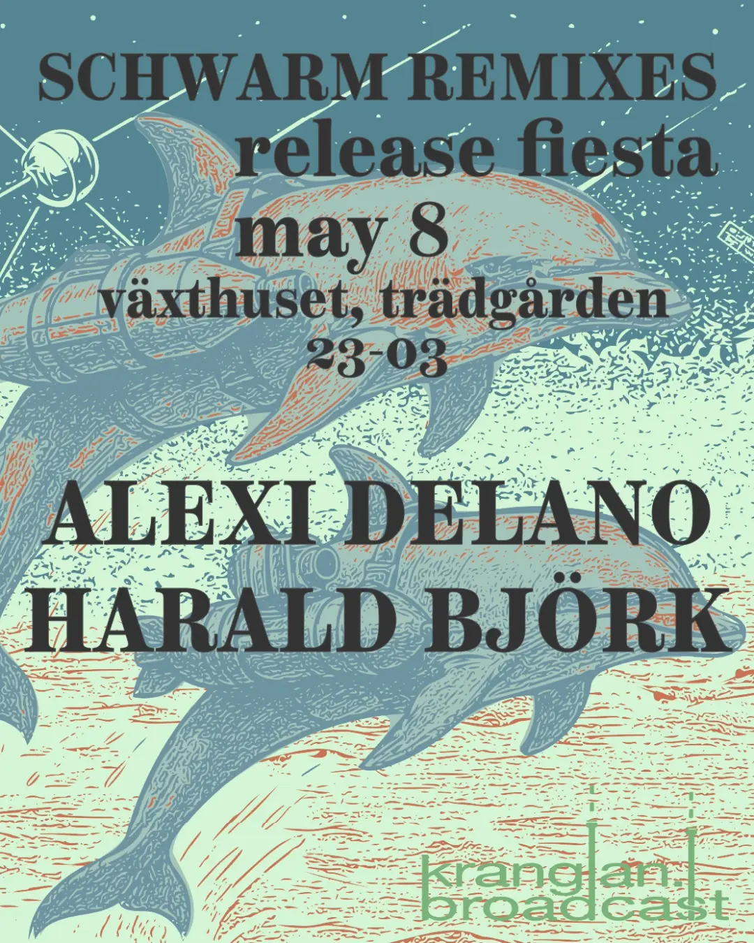 SCHWARM REMIXES release fiesta @Lägenheten
