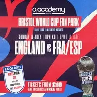 Bristol World Cup Fan Park - England vs Spain!
