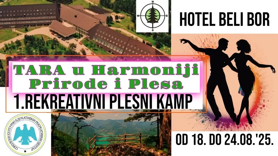 Rekreativni plesni kamp Tara 2026