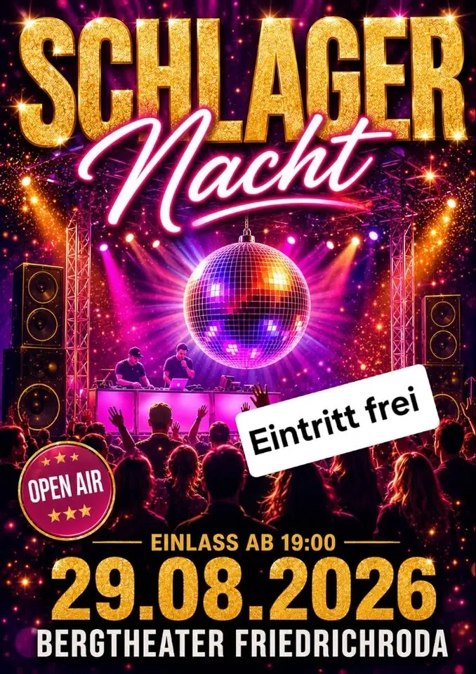 Schlager Nacht im Bergtheater Friedrichroda