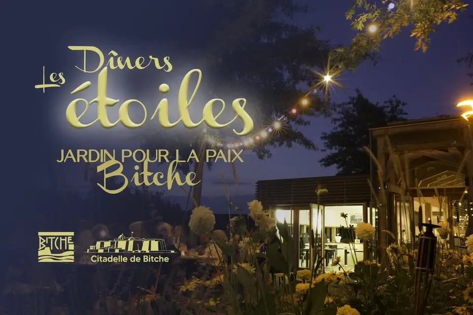 Les dîners étoiles ✨- 🌴Jardin pour la Paix de Bitche 🍽️🥂