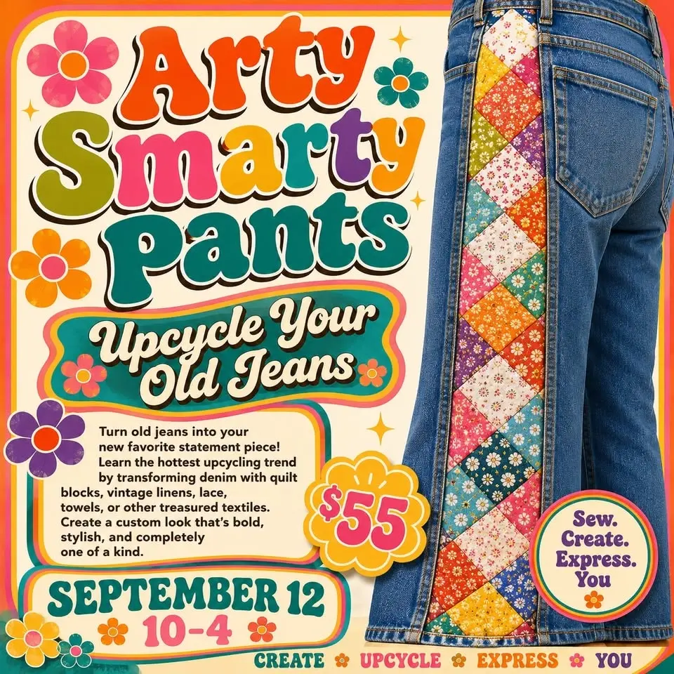 Arty Smarty Pants Upcycling Class