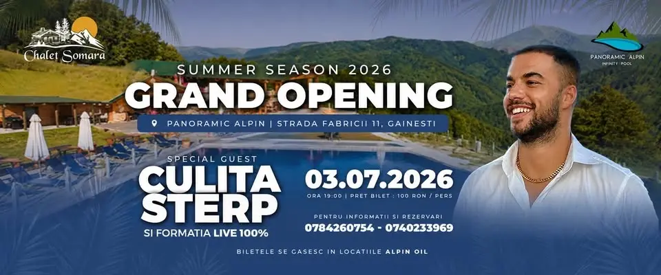 Culiță Sterp LIVE • Grand Opening Panoramic Alpin