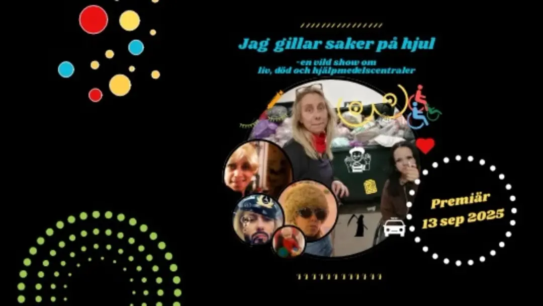 Jag gillar saker på hjul lunch-show i Gbg 18 april