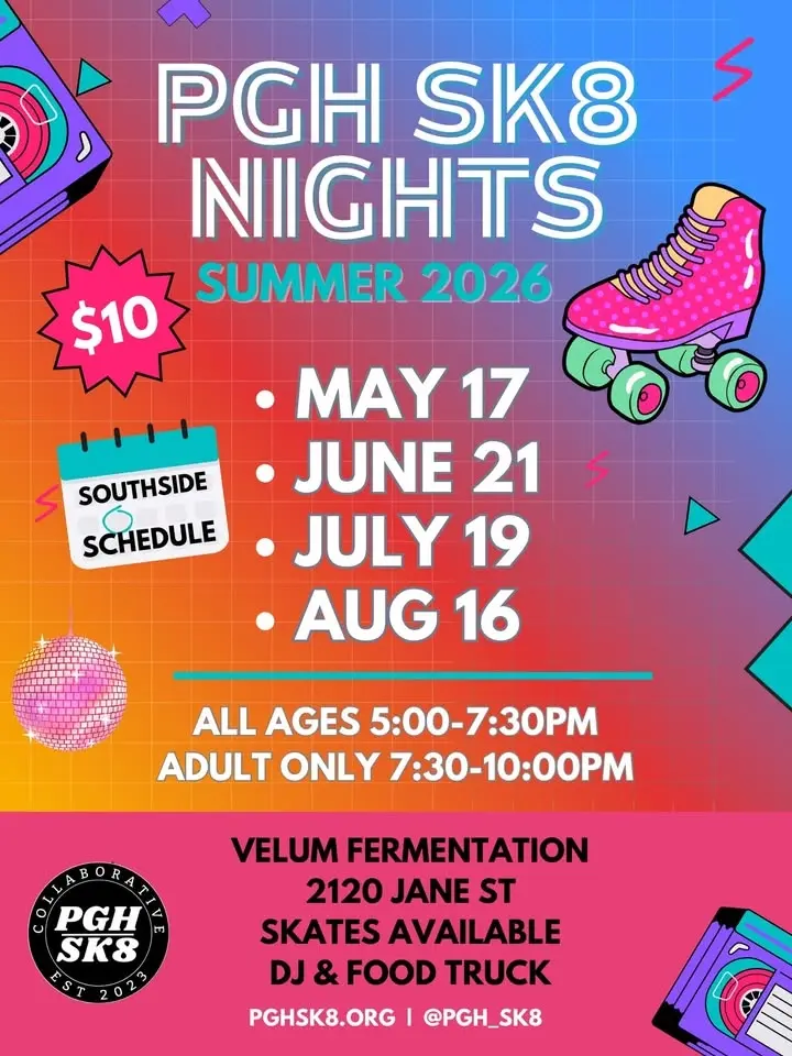 PGH SK8 Night @ Velum Fermentation- Adult Session (18+)