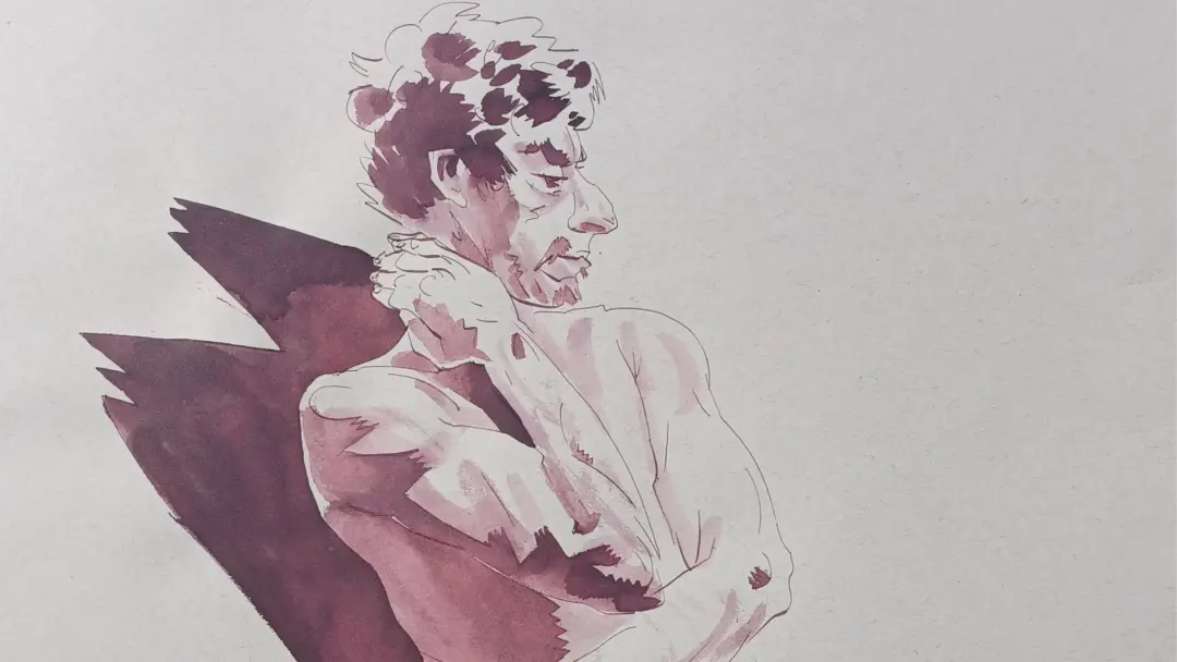 Figure drawing from the live model