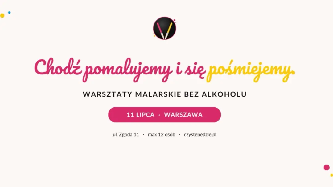 Warsztaty malowania Czyste Pędzle