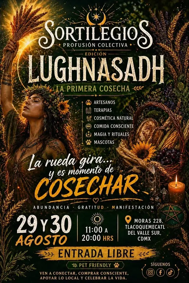 🌾 Sortilegios Profusión Colectiva  Lughnasadh: La Primera Cosecha 🌾