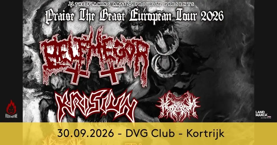 Belphegor + Krisiun + Asagraum @ DVG Club, Kortrijk