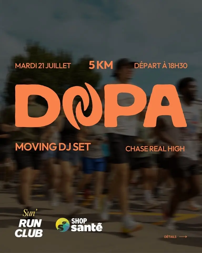 🔥 SUN' RUN CLUB x Shop Santé x Dopa Running