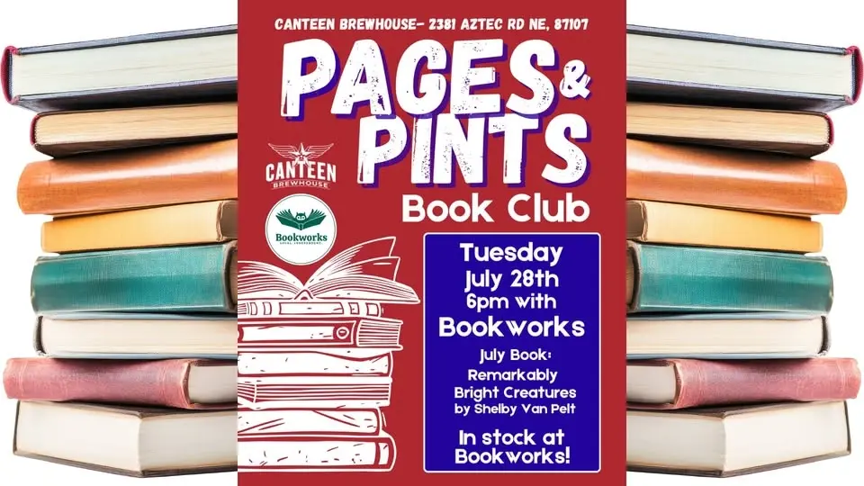 July Pages & Pints Book Club at Canteen Brewhouse